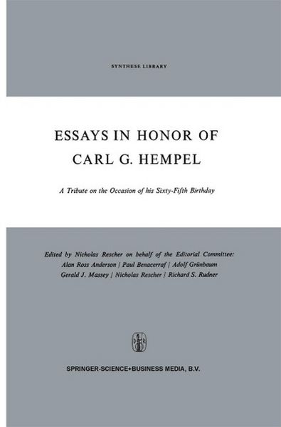 Produktbild: Essays in Honor of Carl G. Hempel
