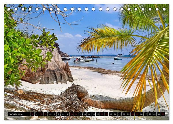 Produktbild: Seychellen Paradies 2026 (Tischkalender 2026 DIN A5 quer), CALVENDO Monatskalender