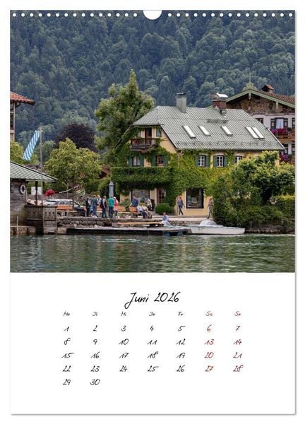 Produktbild: Tegernsee - Im Herz der Natur (Wandkalender 2026 DIN A3 hoch), CALVENDO Monatskalender