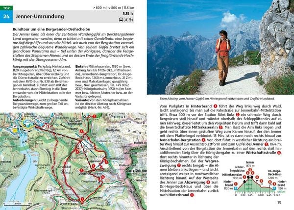 Produktbild: ROTHER Wanderf&uuml;hrer Berchtesgadener Land. 51 Touren &ndash; Berchtesgaden, Bad Reichenhall, Nationalpark Berchtesgaden, K&ouml;nigssee