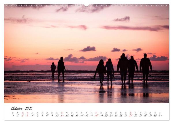Produktbild: F&ouml;hrweh - Stimmungsvolle Nordsee Bilder (Wandkalender 2026 DIN A2 quer), CALVENDO Monatskalender