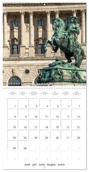 Produktbild: Austria - Vienna (Wall Calendar 2026 12 &times; 12 Inch) CALVENDO 12 Month Wall Calendar