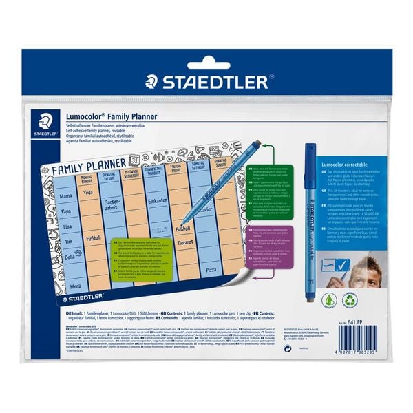 Produktbild: STAEDTLER Schreib- und Zeichbedarf Lumocolor Familienplaner 641
