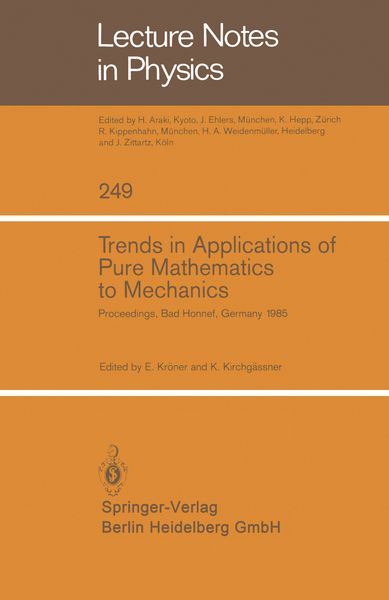 Produktbild: Trends in Applications of Pure Mathematics to Mechanics