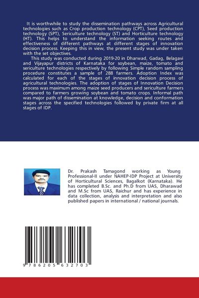 Produktbild: Dissemination Pathways of Agricultural Technologies