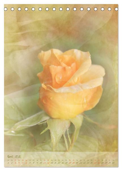 Produktbild: Vintage Flowers (Tischkalender 2026 DIN A5 hoch), CALVENDO Monatskalender