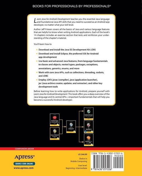Produktbild: Learn Java for Android Development