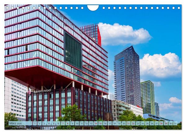Produktbild: Rotterdam - modern und pulsierend (Wandkalender 2026 DIN A4 quer), CALVENDO Monatskalender