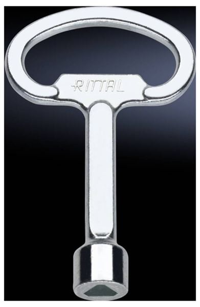 Produktbild: Rittal SZ 2546.000 Schaltschrankschl&uuml;ssel 8mm Dreikant 1St.
