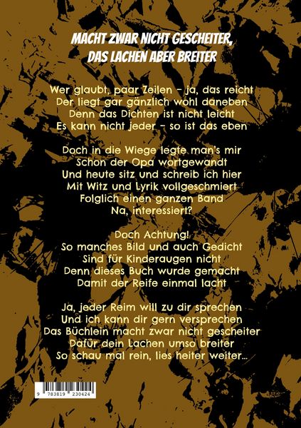 Produktbild: Macht zwar nicht gescheiter, das Lachen aber breiter