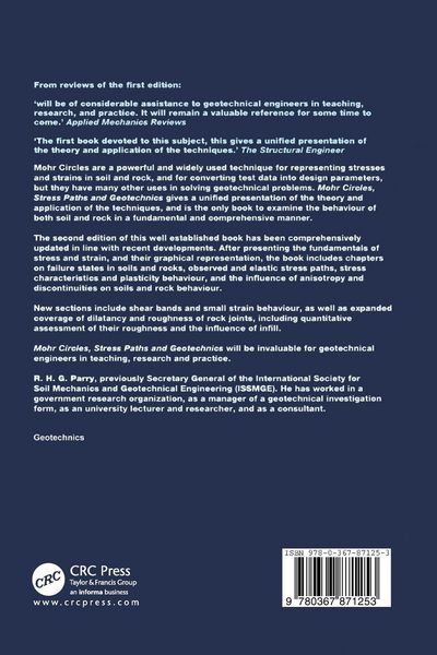 Produktbild: Mohr Circles, Stress Paths and Geotechnics