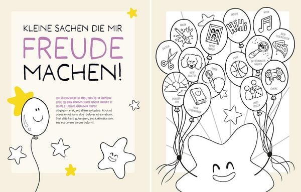 Produktbild: Little Hearts - Big Feelings - Mein Gef&uuml;hle-Malbuch