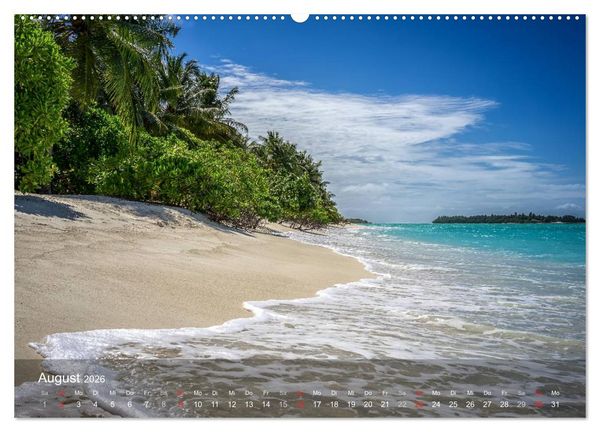 Produktbild: Malediven Impressionen aus dem Paradies (Wandkalender 2026 DIN A2 quer), CALVENDO Monatskalender