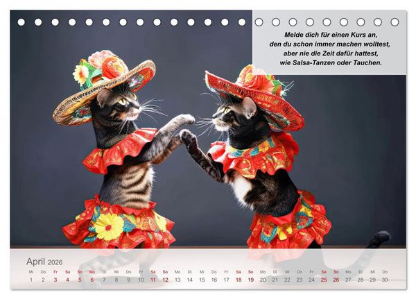 Produktbild: Endlich erfolgreich geschieden (Tischkalender 2026 DIN A5 quer), CALVENDO Monatskalender