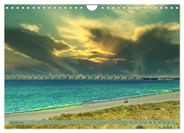 Produktbild: Zeeland - Urlaubstr&auml;ume zwischen Breskens und Domburg (Wandkalender 2026 DIN A4 quer), CALVENDO Monatskalender