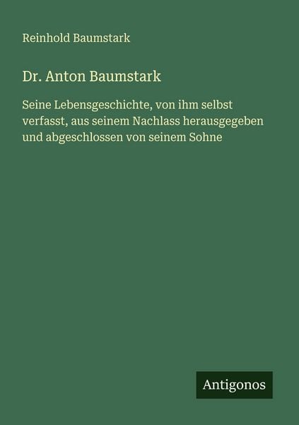 Produktbild: Dr. Anton Baumstark