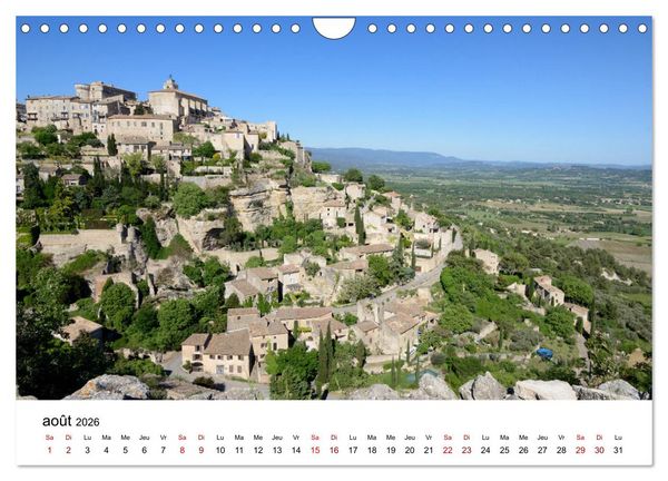 Produktbild: Les plus beaux villages du Luberon (Calendrier mural 2026 DIN A4 vertical), CALVENDO calendrier mensuel