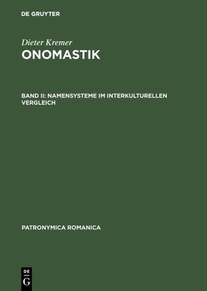 Produktbild: Namensysteme im interkulturellen Vergleich
