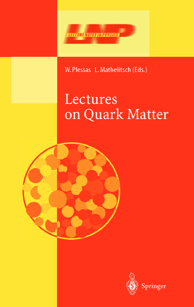 Produktbild: Lectures on Quark Matter