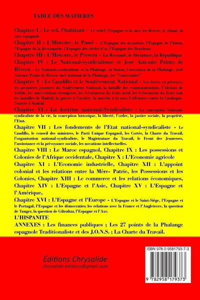 Produktbild: L'Espagne Nationale-syndicaliste