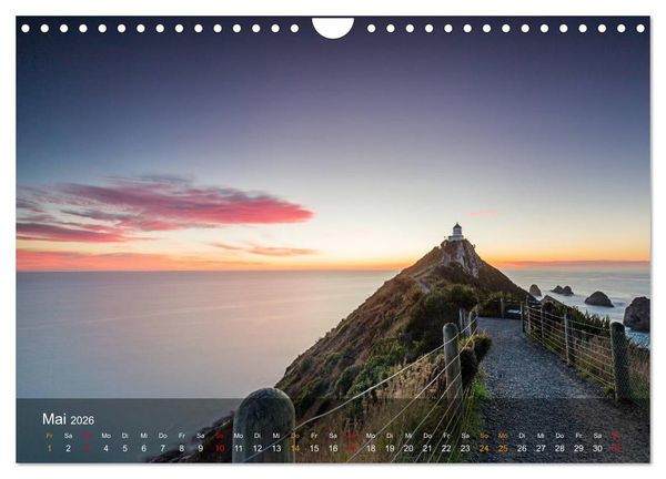 Produktbild: Neuseeland - Traumhafte Landschaften am anderen Ende der Welt (Wandkalender 2026 DIN A4 quer), CALVENDO Monatskalender