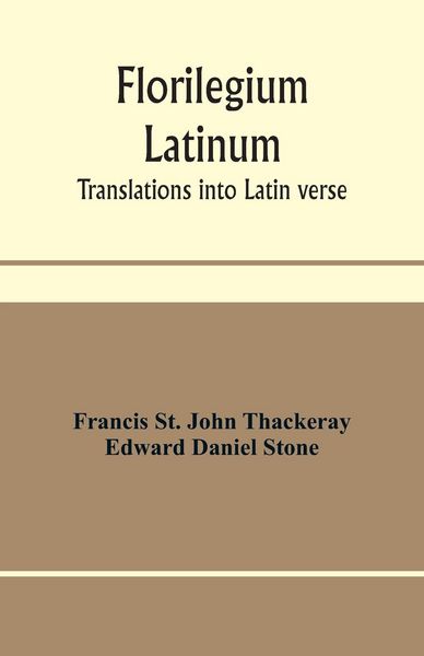 Produktbild: Florilegium latinum; translations into Latin verse