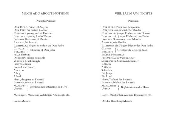 Produktbild: Viel L&auml;rm um nichts /Much Ado About Nothing -zweisprachige Ausgabe