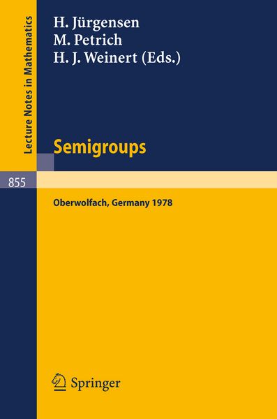 Produktbild: Semigroups