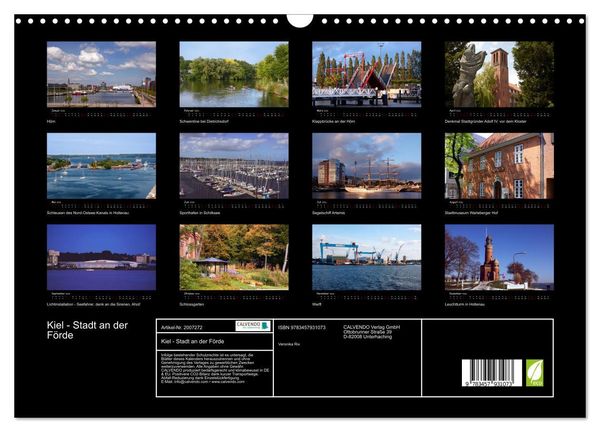 Produktbild: Kiel - Stadt an der F&ouml;rde (Wandkalender 2026 DIN A3 quer), CALVENDO Monatskalender