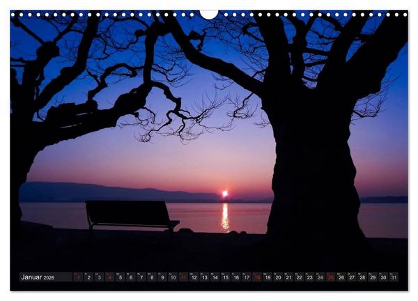 Produktbild: Bodensee zur blauen Stunde (Wandkalender 2026 DIN A3 quer), CALVENDO Monatskalender