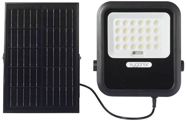 Produktbild: Sygonix SY-6313012 Solar-Wandstrahler 10W Leuchtfarben: Warmwei&szlig;