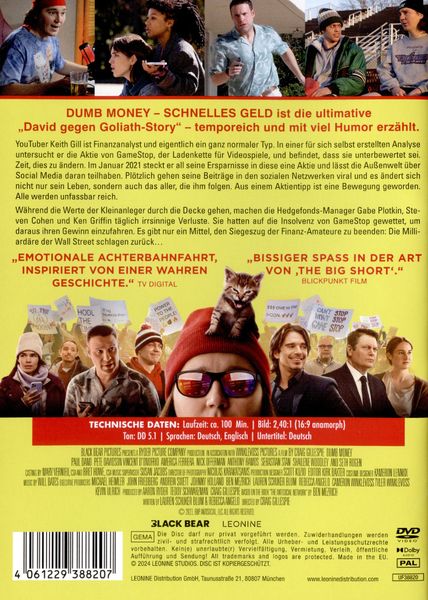 Produktbild: Dumb Money - Schnelles Geld