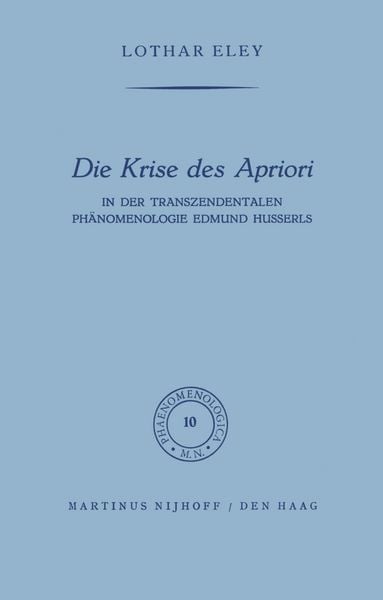Produktbild: Die Krise des Apriori