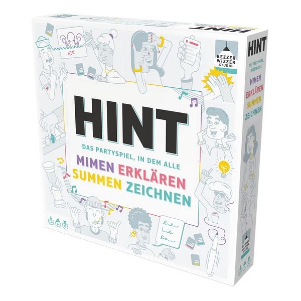 Asmodee BEZD0009 - HINT, Partyspiel, Bezzerwizzer
