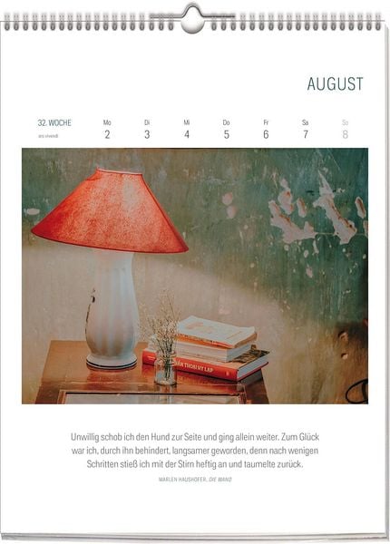 Produktbild: ars vivendi Literatur Kalender 2027