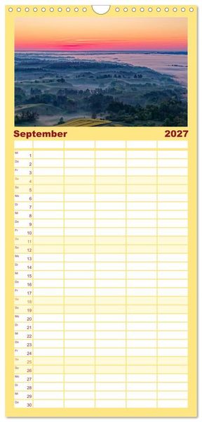 Produktbild: Familienplaner 2027 - Nationalpark Unteres Odertal mit 5 Spalten (Wandkalender, 21 x 45 cm) CALVENDO