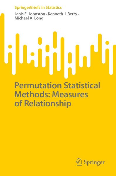 Produktbild: Permutation Statistical Methods: Measures of Relationship