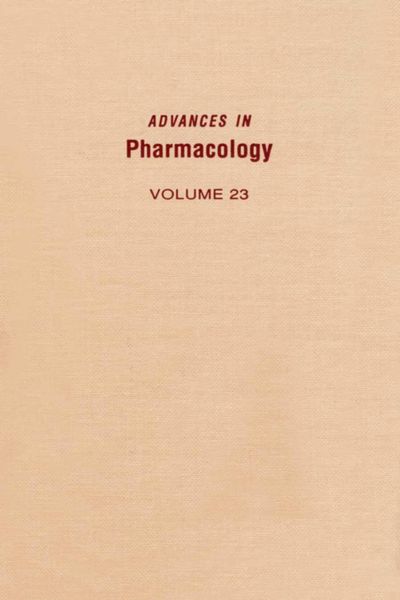 Produktbild: Advances in Pharmacology