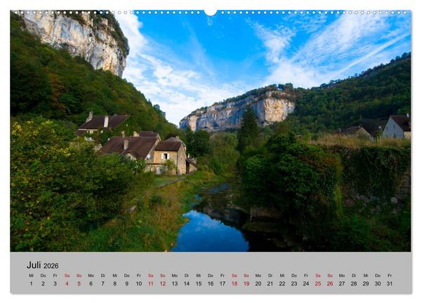 Produktbild: Zauberhaftes Franche Comt&eacute; (hochwertiger Premium Wandkalender 2026 DIN A2 quer), Kunstdruck in Hochglanz