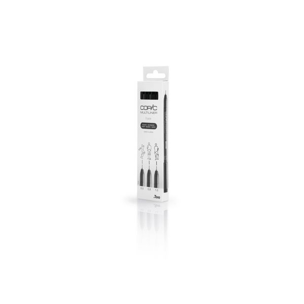 Produktbild: Copic Multiliner-Set schwarz 0.5mm/0.8mm/1.0mm 3 St&uuml;ck