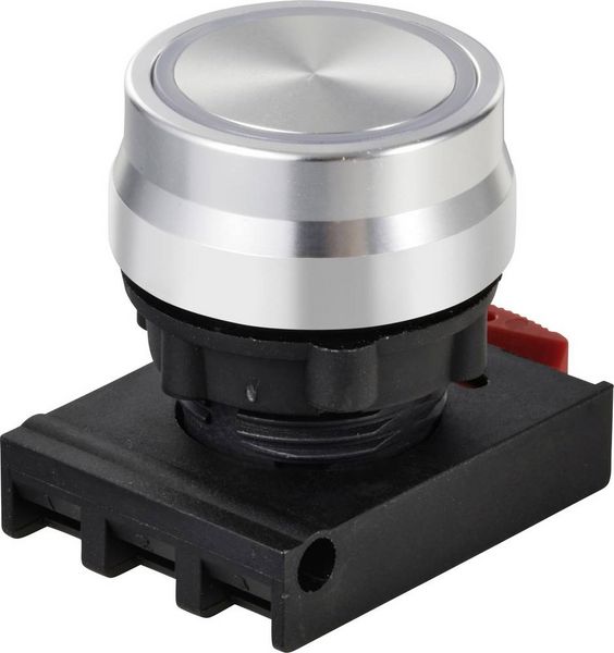 TRU COMPONENTS TC-12835252 ONPOW26BK-ZE/W Drucktaster-Frontelement Knopf 1St.