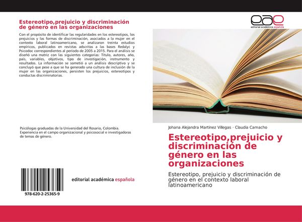 Produktbild: Estereotipo,prejuicio y discriminaci&oacute;n de g&eacute;nero en las organizaciones
