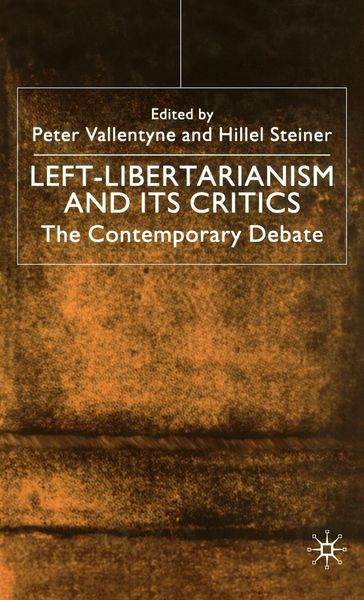 Produktbild: Left-Libertarianism and Its Critics