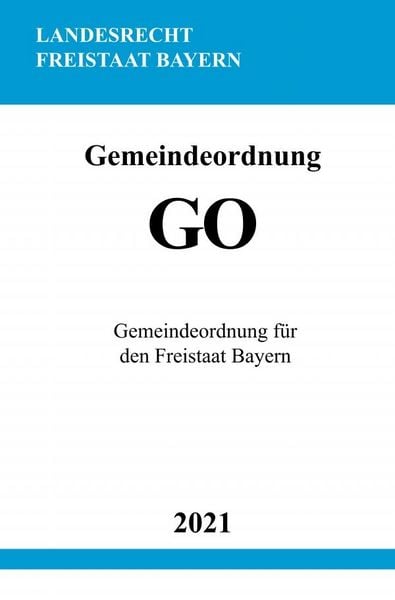 Produktbild: Gemeindeordnung (GO)
