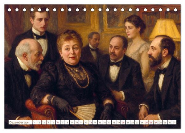 Produktbild: Theodor Fontane (Tischkalender 2026 DIN A5 quer), CALVENDO Monatskalender