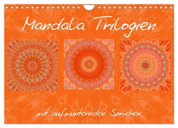Mandala Trilogien (Wandkalender 2026 DIN A4 quer), CALVENDO Monatskalender
