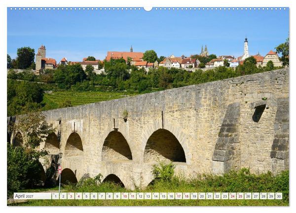 Produktbild: Rothenburg ob der Tauber. Sehensw&uuml;rdigkeiten. (hochwertiger Premium Wandkalender 2027 DIN A2 quer), Kunstdruck in Hochglanz