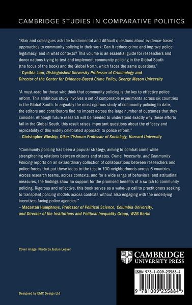 Produktbild: Crime, Insecurity, and Community Policing