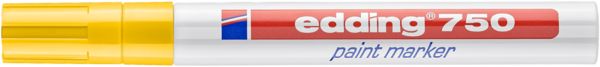 Produktbild: Edding 750 paint marker 4-750005 Lackmarker Gelb 2 mm, 4mm