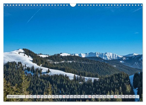 Produktbild: Sehnsuchtsziel Berge - Unterwegs in den Bergwelt rund um M&uuml;nchen (Wandkalender 2026 DIN A3 quer), CALVENDO Monatskalender